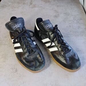 Adidas Samba OG Sneaker Black White Gum Bottom Mens 8.5 Suede Leather Classic